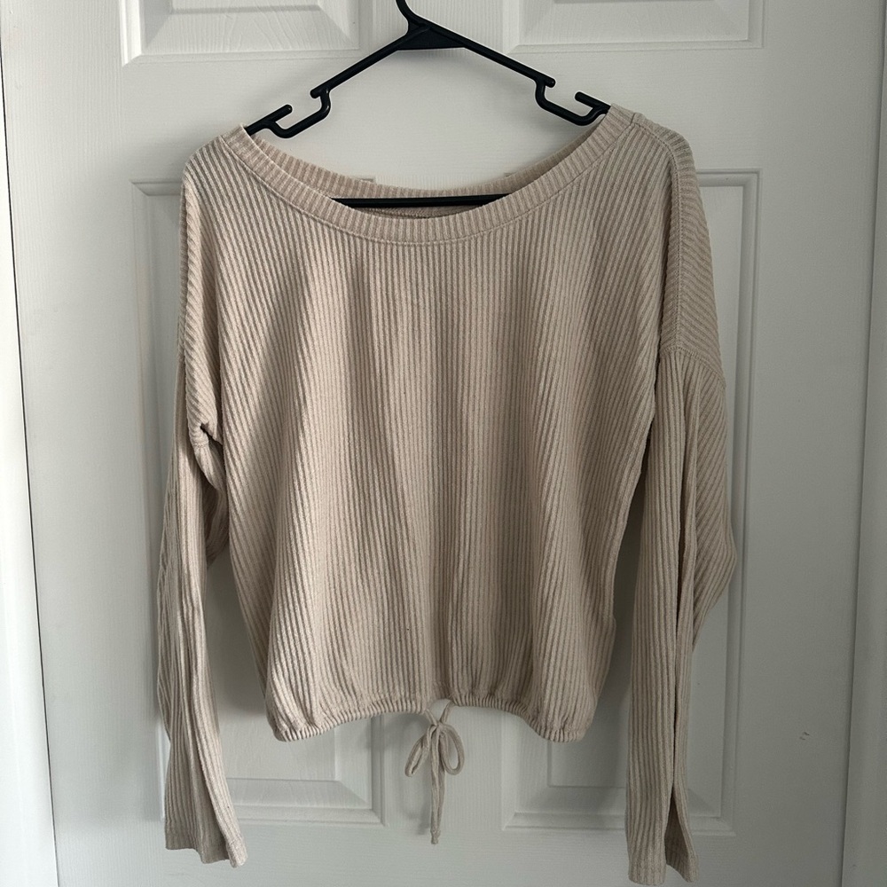 Abercrombie Ribbed Boatneck Top